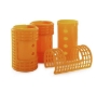 Diane 1.5" Snap-On Magnetic Rollers Orange - Pack of 6