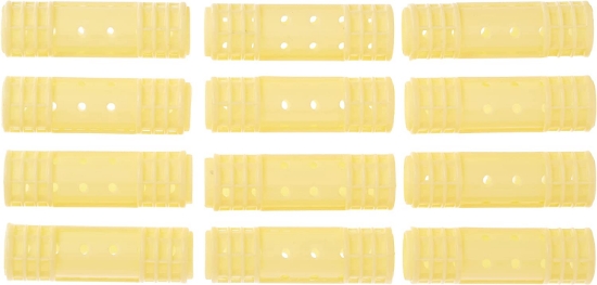 Diane 11/16" Snap-On Magnetic Rollers Yellow - Pack of 12