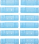 Diane Snap-On Magnetic Rollers 5/8" Blue	