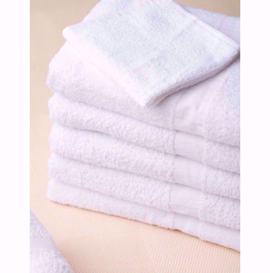 Poly Cotton Blend Bath Towels for Spa