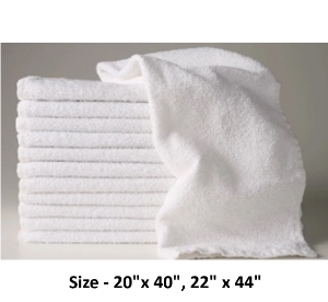 White Terry Drying Towels 