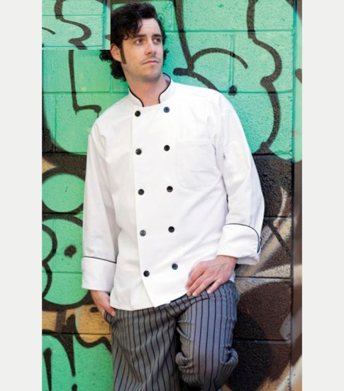 madrid white chef coats,white	