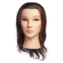 19" inch lucy mannequin head with brown hair	