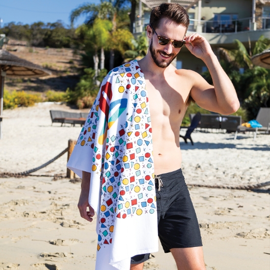 Mid-Weight Velour Beach Towel