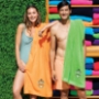 King Size Dobby Hem Velour Beach Towel