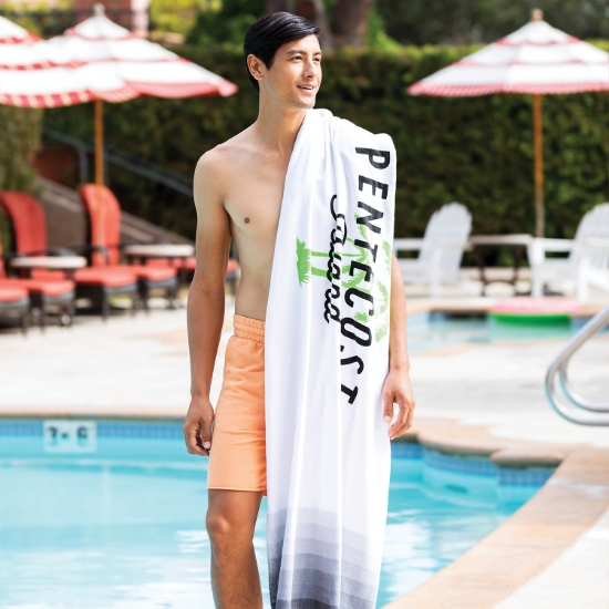 Designer Edge Velour Beach Towel