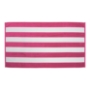 Cabana Stripe beach towel Pink