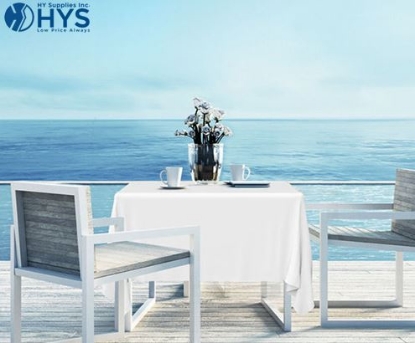 Spun Poly Square Tablecloths - 90" x 90"