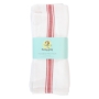 Sloppy Chef Premium Herringbone Towels- 15"X25" - 39 Lbs. - Red