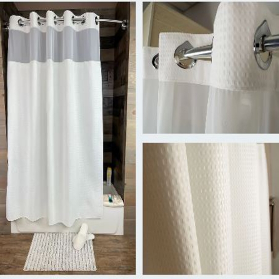 Deluxe Waffle Shower Curtains
