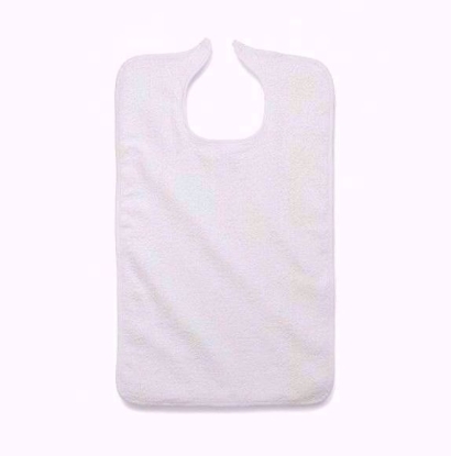 Premium Adult Terry Bib - Self-Tie Closure