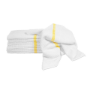 Microfiber Ribbed Towels - Yellow & Green Stripe