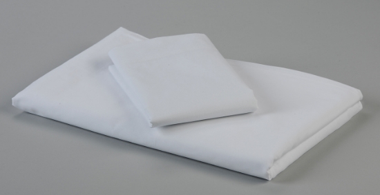 T130 White Sheets & Pillow Cases