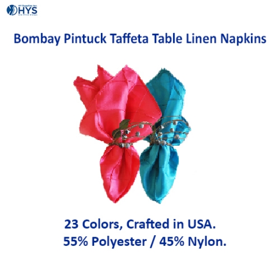 Bombay Pintuck Taffeta Napkin