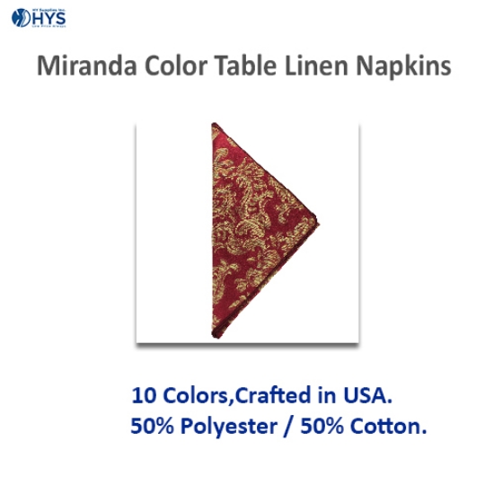 miranda Color Table Linen Napkins