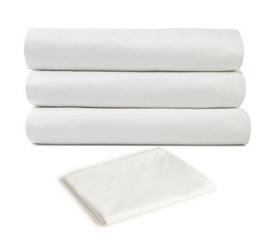 T-310 Sateen White Sheets & Pillow Cases