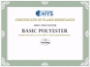Basic Polyester Certificate