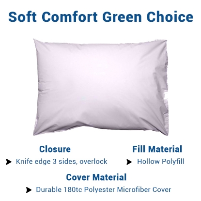 Soft Comfort Green Choice Pillows