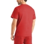 True Red, landau-proflex-mens-2-pocket-v-neck-scrub-top-LT108