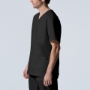 Black MEN'S - Landau ProFlex Men's 4-Pocket V-Neck Scrub Top