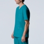 Teal MEN'S - Landau ProFlex Men's 4-Pocket V-Neck Scrub Top