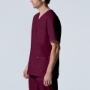 WIne  MEN'S - Landau ProFlex Men's 4-Pocket V-Neck Scrub Top