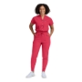 Red, WOMEN'S - Landau Forward Women's 8-Pocket Cargo Scrub Jumpsuit