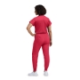 Red, WOMEN'S - Landau Forward Women's 8-Pocket Cargo Scrub Jumpsuit