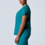 Teal  WOMEN'S - Landau ProFlex Women's 1-Pocket V-Neck Scrub Top