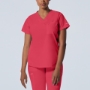 Coral  WOMEN'S - Landau ProFlex Women's 1-Pocket V-Neck Scrub Top