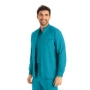 Teal MEN'S - Landau Forward Men's 3-Pocket Scrub Jacket