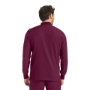 Wine MEN'S - Landau Forward Men's 3-Pocket Scrub Jacket