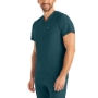 Caribbean,  MEN'S - Landau Forward Men's 4-Pocket V-Neck Scrub Top