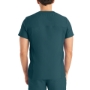 Caribbean,  MEN'S - Landau Forward Men's 4-Pocket V-Neck Scrub Top