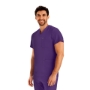 Egg Plant,  MEN'S - Landau Forward Men's 4-Pocket V-Neck Scrub Top