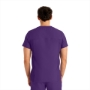 Egg Plant,  MEN'S - Landau Forward Men's 4-Pocket V-Neck Scrub Top