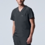 Pewter  MEN'S - Landau Forward Men's 4-Pocket V-Neck Scrub Top