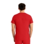 Red  MEN'S - Landau Forward Men's 4-Pocket V-Neck Scrub Top