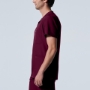 Wine MEN'S - Landau Forward Men's 4-Pocket V-Neck Scrub Top