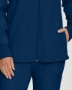 Navy WOMEN'S - Landau Forward Women's 3-Pocket Scrub Jacket