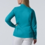 Teal WOMEN'S - Landau ProFlex Women's 3-Pocket Scrub Jacket