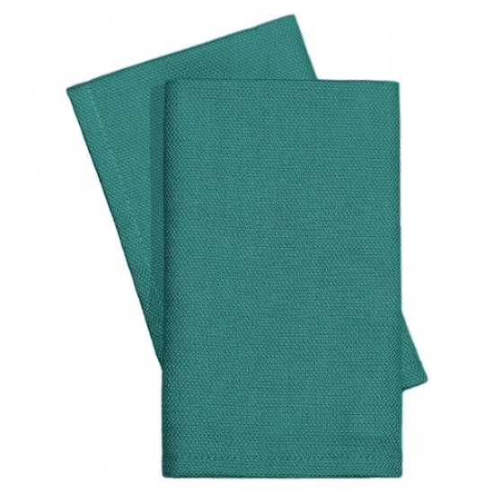 100% Cotton Operating Room Towels - Jade Green
