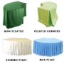 Basic Polyester, 6030 Serpentine Tablecloth