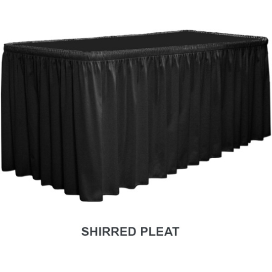 Twil Shirred Table Skirting