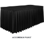 Twill Accordian Table Skirting