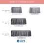 Table Skirting Size Chart