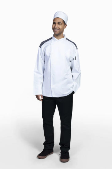 White, Capri Chef Coat #0708HC