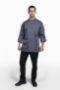 Slate, Capri Chef Coat #0708HC