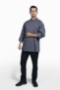 Slate, Capri Chef Coat #0708HC