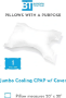 CPAP Jumbo Size Pillow with Cooling Fabric